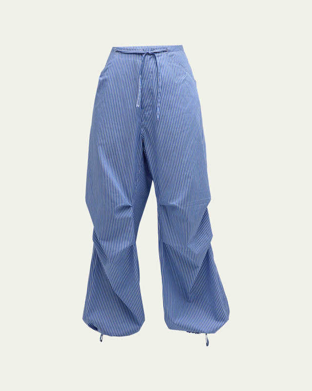 Daisy Striped Military Trousers